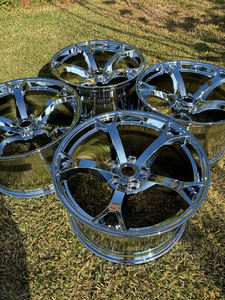 Jantes en alliage d'aluminium forgé RCSR PCD 114,3 mm ET10 Triple finition chromée Garantie 5 ans pour 300z <span class=keywords><strong>350z</strong></span> 370z Infiniti - Product Image 2