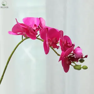 Toptan yapay orkide yapay gerçek dokunmatik yapay bitkiler ve çiçekler beyaz orkide parti dekorasyon yapay bitki