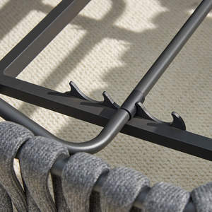 Dwoo <span class=keywords><strong>Outdoor</strong></span> Backyard Patio Lounge <span class=keywords><strong>Bed</strong></span> All Weather Marco de aluminio Ocio Playa Piscina Jardín Tumbona - Product Image 6