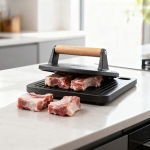 Venta al por mayor y directa de utensilios de cocina multifuncionales con logotipos personalizables que pueden prensar filetes, pollo y <span class=keywords><strong>hamburguesas</strong></span> - Product Image 1