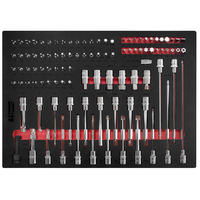 Chariot à outils métallique super robuste GATmatic OEM/ODM/OBM personnalisable, 233 pièces, 7 tiroirs, armoire à outils d'atelier, certifié GS 1