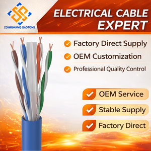 Cat6 UTP 케이블 (사무실 네트워크 CCTV <span class=keywords><strong>PoE</strong></span> 구조화 케이블링용) 23 AWG 305m 풀 박스, 순동, 실내용, 안정적인 성능 - Product Image 3