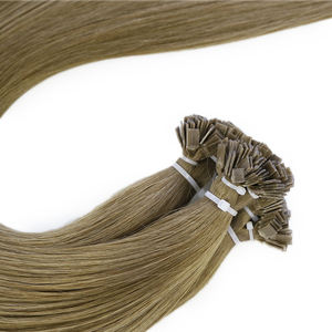 Extensiones de Cabello Humano Natural con Punta Plana de Queratina, 100% Virgen, de <span class=keywords><strong>Alta</strong></span> Calidad, al por Mayor - Product Image 1