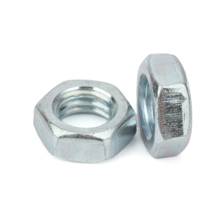 육각 볼트 및 너트 <span class=keywords><strong>ANSI</strong></span> B18.2.2 탄소강 ASTM A563 등급 5 아연 도금 육각 너트 - Product Image 1