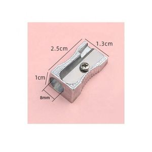 Sacapuntas mecánico de aleación de aluminio, portátil, de metal, para lápices de tamaño estándar - Product Image 3