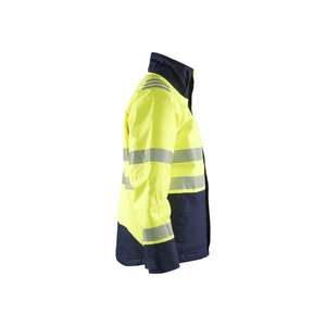 BLAKLADER - 451715343389XS Multinorm winter <b>Hi</b>-<b>vis</b> <b>jacket</b> <b>Yellow</b>/Navy blue - EAN 7330509823385 FLAME RESISTANT WORKWEAR - Product Image 4