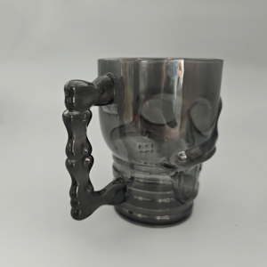 Taza de 600 ml con Temática de Terror, Diseño de Calavera Vintage, para Casa Embrujada, con Asa Grande - Product Image 5