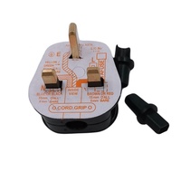 Prise électrique 3 broches 13A 250V conforme à la norme britannique BS1363