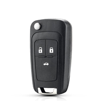 2/3/4 boutons Flip À Distance Clé De Voiture Pliante Coque Pour Chevrolet Camaro/Cruze/Equinox/Impala/Malibu/Sonic