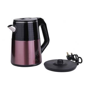 Bouilloire électrique 2,5 L en acier inoxydable, double paroi, anti-brûlure, arrêt automatique, protection contre l'ébullition à sec, norme britannique - Product Image 4