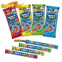 10g Wowz Gummy Rope Candy Knapperige Gummies Zachte Kauwgom Fruitige Snoepjes Snoepgoed OEM ODM Groothandel Fabriek Leverancier