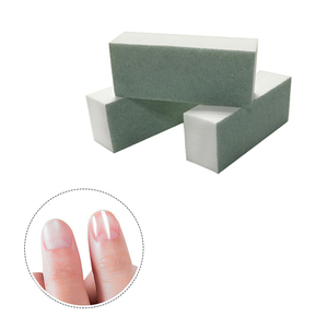 Pulidor de Uñas de Doble Cara Verde y Blanco de Material EVA al por Mayor, Mini Pulidor Rápido para un Brillo Intenso - Product Image 1