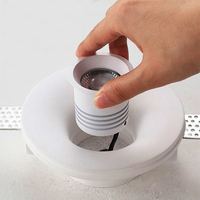 Plafond de décoration d'intérieur moderne et populaire encastré anti-éblouissement LED gypse Downlight GU10 7W 10W sans cadre à intensité variable lampes en plâtre