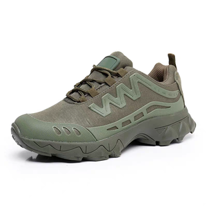 Chaussures de randonnée imperméables hommes et femmes chaussures désert Combat extérieur escalade <span class=keywords><strong>Camping</strong></span> randonnée bottes tactiques noir - Product Image 1