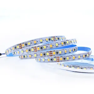 Czinelight 12V 2835 Led רצועת דו צבע Led רצועת לבן וחם לבן 8mm 120 LED שני צבע Led הרצועה