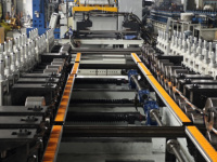 Machine de formage à froid de profilés de portes métalliques directement de l'usine, ligne de fabrication automatique de cadres de portes