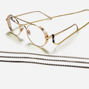 맞춤형 금속 안경 체인 선글라스 체인 속이 빈 옥수수 모양 금색 안경 스트랩 끈 - Product Image 3