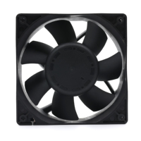 Ventilateur axial sans balais DC 120 mm à longue durée de vie, OEM 12V/24V, haute pression statique, ventilateur de refroidissement PBT pour châssis PC et purificateur d'air