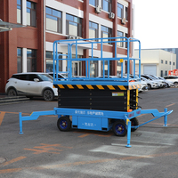 Plateforme élévatrice mobile à ciseaux, électrique et hydraulique, pour travaux en hauteur, tables élévatrices pour travaux de construction