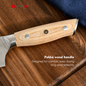 Logo personalizzato 67 strati VG10 damasco in acciaio piccolo coltello da cucina 3.5 pollici frutta coltello con manico in legno Pakka - Product Image 2