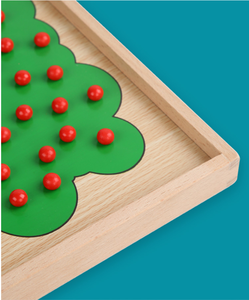 Đồ chơi giáo dục sớm bằng gỗ Montessori cho trẻ em, hỗ trợ rèn luyện tư duy logic, số học, toán học, hình quả táo. - Product Image 6