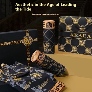 Nam liền mạch băng lụa Graphene boxer tóm tắt phong cách mát mẻ thoáng khí bốn góc quần short in kỹ thuật số tùy chỉnh lưới vải - Product Image 4