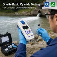 Analyseur portable de la qualité de l'eau au cyanure TR-102H, testeur de cyanure pour l'analyse des eaux usées, des eaux de vidange et des eaux industrielles, surveillance d'urgence