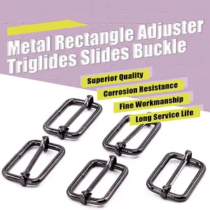 Handbags Shoulder Strap Adjustment Buckle Bag Hardware Accessories Metal Adjuster Slider Roller Buckles For Belt Webbing Strap