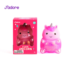 Jadore Squeezable Dinosaur Aurora Series Non Toxic Stress Relief Toy Soft Elastic Sensory Decompression Ornament Fidget Toys - Product Image 1