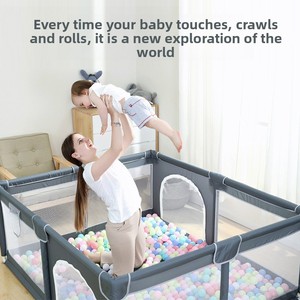 Parc de jeu robuste Vista pour bébé avec porte zippée, idéal pour l'exploration autonome et <span class=keywords><strong>le</strong></span> jeu sécurisé des tout-petits à la maison - Product Image 2
