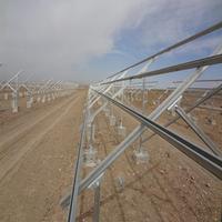 Système de montage sur le toit du panneau solaire supports de montage solaire support de canal c de montage au sol du panneau solaire