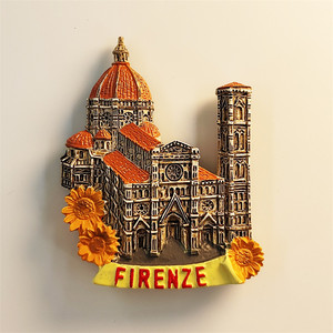 Imán para Refrigerador de la Catedral de Florencia, Santa María <span class=keywords><strong>Del</strong></span> <span class=keywords><strong>Fiore</strong></span>, Recuerdo Turístico, Decoración para el Hogar, Hecho en China - Product Image 1