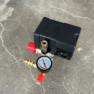 Vanne de régulation de pression pour compresseur d'air Fbang avec manomètre et interrupteur pour usage industriel - Product Image 3