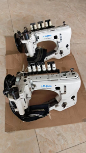 Máquina <span class=keywords><strong>de</strong></span> <span class=keywords><strong>Coser</strong></span> Industrial Usada Juki Union Special 35800 <span class=keywords><strong>de</strong></span> Tres Agujas con Alimentación por Brazo para Jeans - Product Image 6