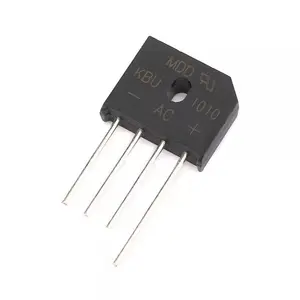 FLYCHIP Neue und originale IC CHIPS KBU1010 10A/1000V Flach brücke, Gleich richter brücken stapel, Silizium brücken gleich richter Electronic co