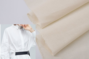 100% コットングレー生地生ホワイトグレー生地コットングレー布オーガニックコットンモスリングレー生地 - Product Image 3