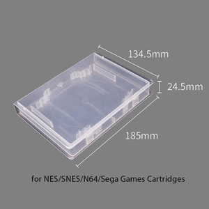 Estuche Universal Transparente de Plástico PP para Cartuchos de Juegos de <span class=keywords><strong>NES</strong></span>/SNES/N64/Sega - Product Image 2