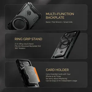 <span class=keywords><strong>Iron</strong></span> Head TILTA Compatible avec <span class=keywords><strong>iPhone</strong></span> 17 <span class=keywords><strong>Pro</strong></span>/ProMax Apple 17 Phone Rabbit Cage Housse de protection en métal alliage d'aluminium Professionnel - Product Image 6