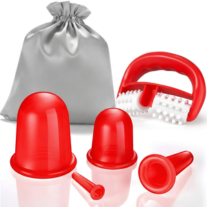 <span class=keywords><strong>Kit</strong></span> de ventouses en silicone professionnel pour thérapie par aspiration sous vide, massage corporel et facial, soulagement des douleurs musculaires, réduction de la <span class=keywords><strong>cellulite</strong></span> - Product Image 6