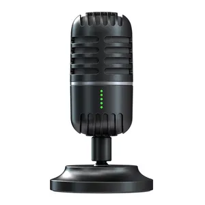 Professional Recording Studio Mini USB Condenser Microphone with tripod Stand for Phone PC Skype Online Gaming Vlogging Mike