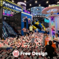 Parc d'attractions intérieur pour enfants Hogwood - Ensemble de jeux souples - Conception à rendement élevé (ROI) - Matériaux en peluche et métal (3D gratuit inclus >100 passagers)
