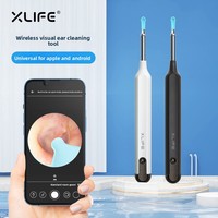 Direct-Ship Battery-Powered Visible Ear Pick Set Magnifier Ear-Cleaning Tool Kit X3+Plus Model ABSPC Pearlescent Paint China