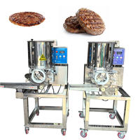 Machine automatique à galettes de hamburgers, presse à hamburgers, machine à faire des nuggets de poulet, haute efficacité, 35 pièces/min, équipement pour restaurants de restauration rapide