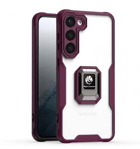 เคสโทรศัพท์มือถือแบบไฮบริด TPU PC ป้องกันการกระแทก พร้อมขาตั้งโลหะ สำหรับ Samsung S23 Plus - Product Image 2