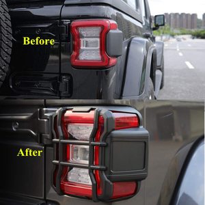 Protectores de aluminio para luces traseras de <span class=keywords><strong>Jeep</strong></span> Wrangler JL JLU Rubicon Sport <span class=keywords><strong>Sahara</strong></span> 2018 <span class=keywords><strong>2019</strong></span> 2020 2021, 2 unidades - Product Image 4