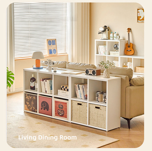 Configuraciones de Almacenamiento Ajustables <span class=keywords><strong>para</strong></span> <span class=keywords><strong>Libros</strong></span>, Decoración y Artículos Esenciales Diarios - Product Image 6