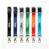 Lanyard Ramah Lingkungan dengan Cetak Sublimasi, Tali Gantungan ID Card Custom, Tempat Kartu ID Tenun, Lanyard Nilon Custom Print