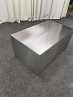 Table basse rectangulaire moderne convertible et extensible en acier inoxydable de haute qualité, réglable en hauteur, directement de l'usine