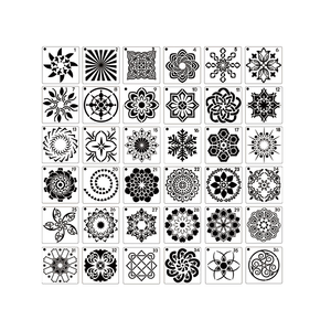 Pochoirs réutilisables en plastique, 10 pièces, pochoirs <span class=keywords><strong>pour</strong></span> dessin, <span class=keywords><strong>peinture</strong></span>, pulvérisation, fenêtre, porte en <span class=keywords><strong>verre</strong></span>, Journal en bois - Product Image 1