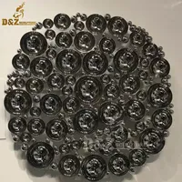 Le Fantastique Conception Miroir En Acier Inoxydable de Mur En Métal Sculpture Offre Spéciale